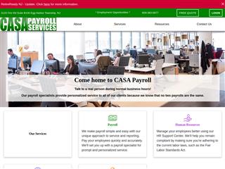 CASA Payroll Services website preview