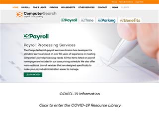 ComputerSearch Payroll Services website preview